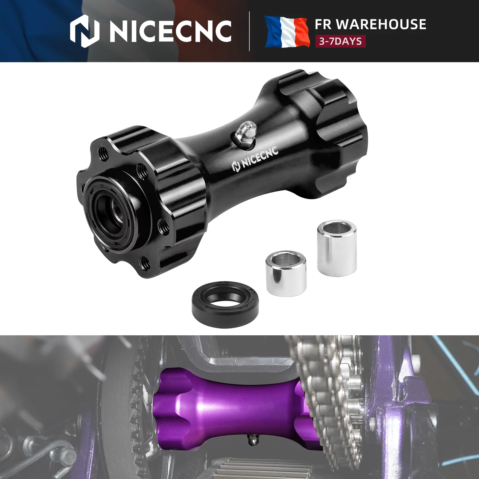 NICECNC Mittelantriebswelle für Surron Light Bee X, Jackshaft für Sur-Ron Light Bee S, Segway X160 X260 Elektro-Dirtbike