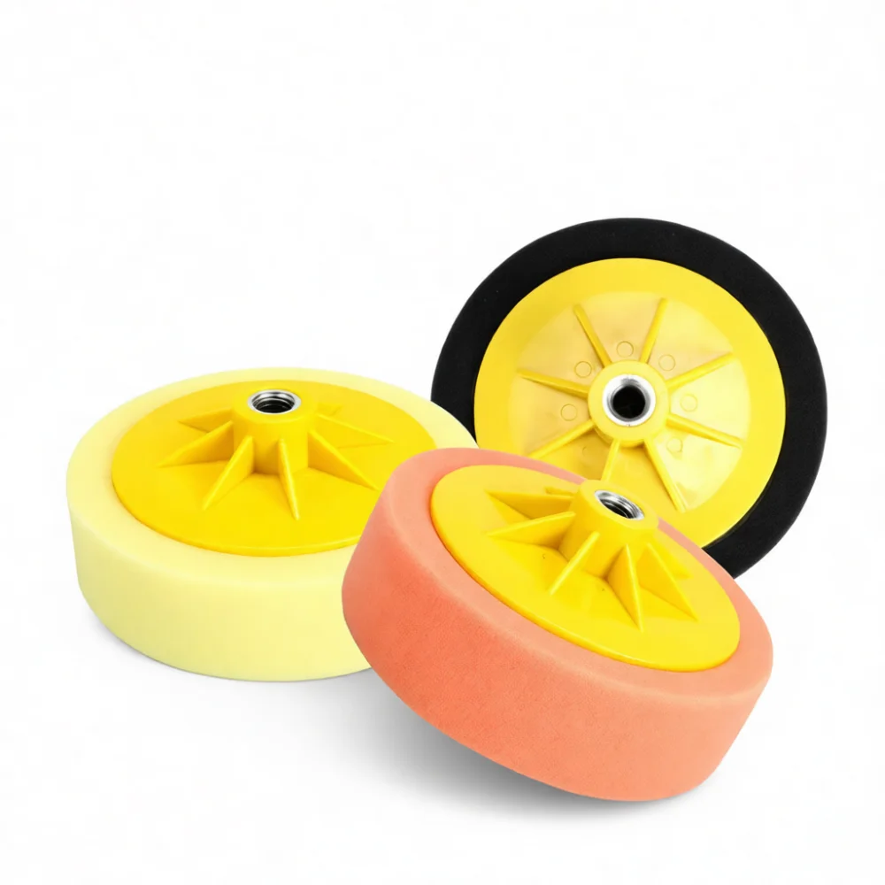M14 Interface Polishing Sponge Foam Pad 6 Inch For Car Paint Care Buffer Wheel Waxing Mirror Finish Detailing Equipment