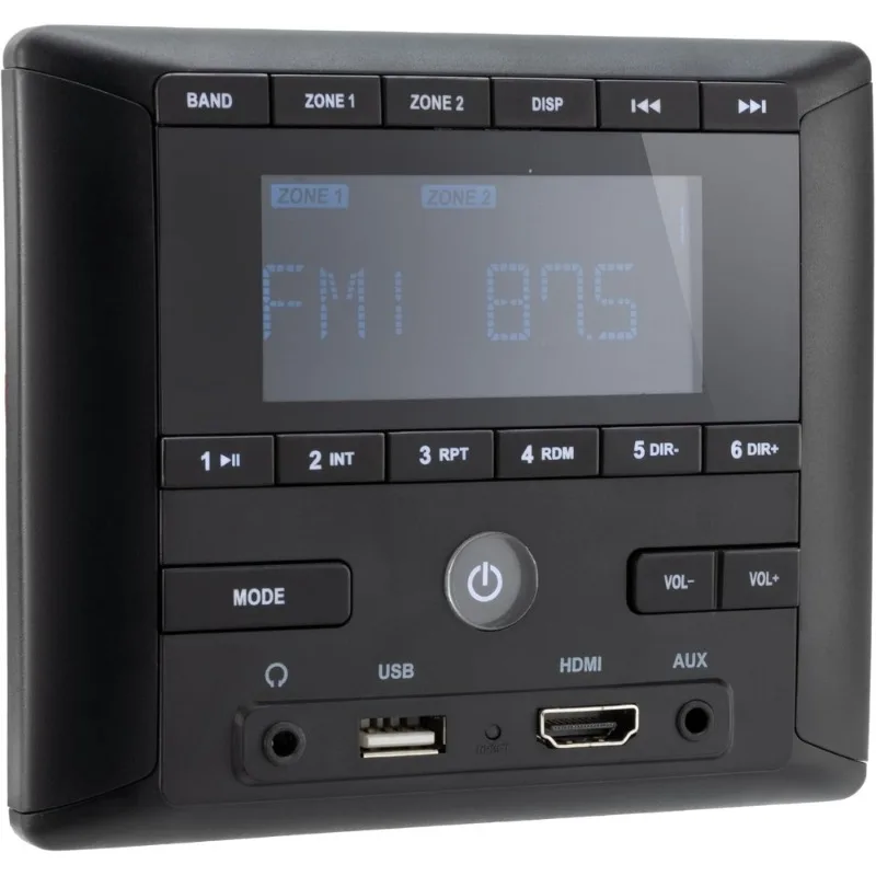 

HOME-RV Stereo System with Bluetooth AM FM Radio AUX Input HDMI 4 Channel Audio Dual Zone