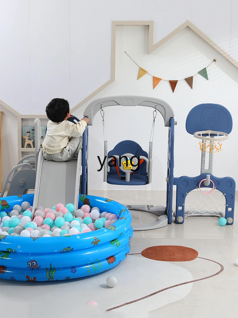 CX Children with Plastic Slide Swing Two-in-One Baby Children 2 to 10 Years Old Baby Indoor and Outdoor Home