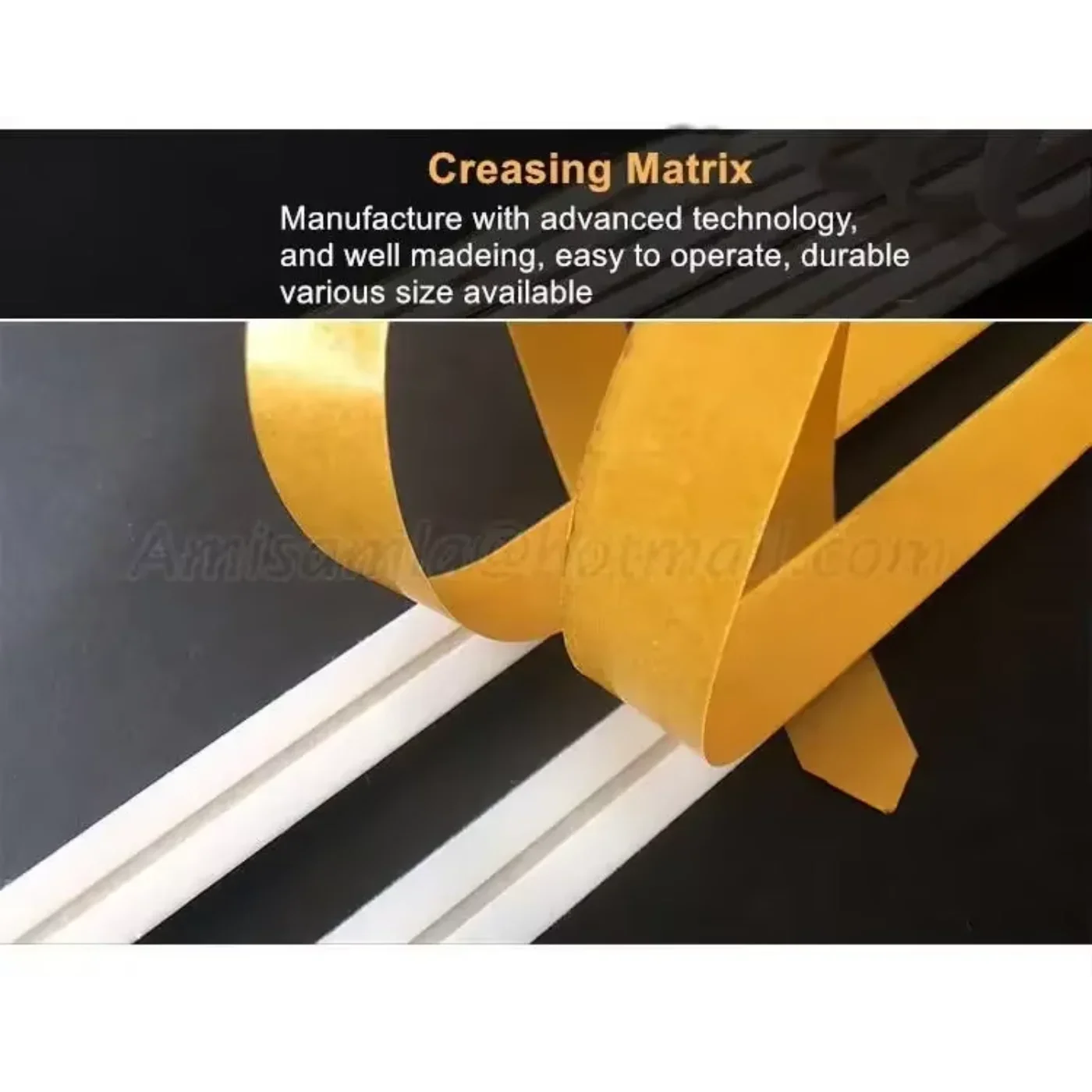 50 pcs/carton Creasing Matrix PVC Material （0.5*1.7)  / (0.5*1.9) / (0.4*1.5) / (0.4*1.7) / (0.8*3.2）