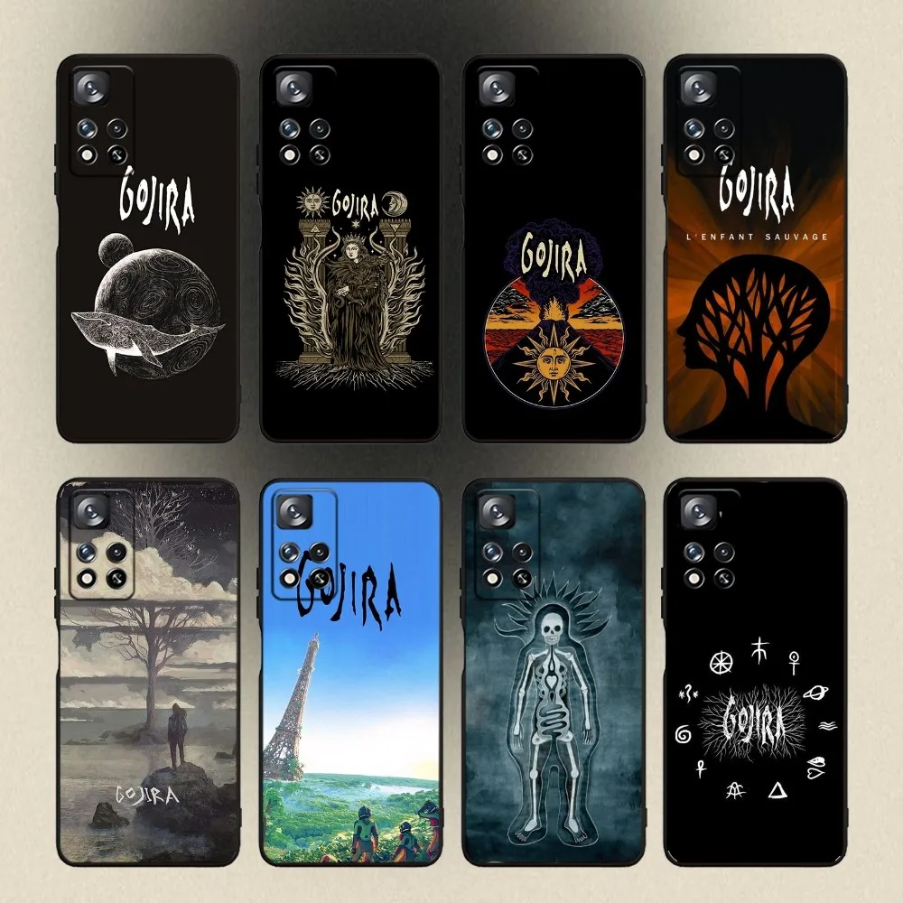 Band G-GojiraS Mea Culpa Phone Case For Samsung Galaxy A20,A21s,A22,A31,A32,A52,A53,A72,73,A80,A91 Soft Black Cover