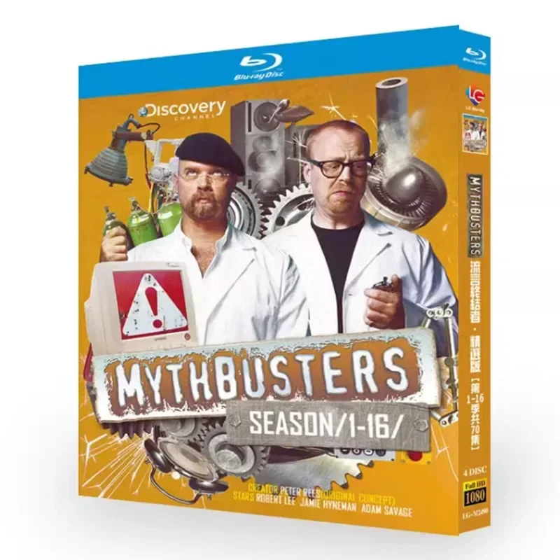 MythBusters Staffel 1-16 Folge 70 BD Disc Blu-ray Disc