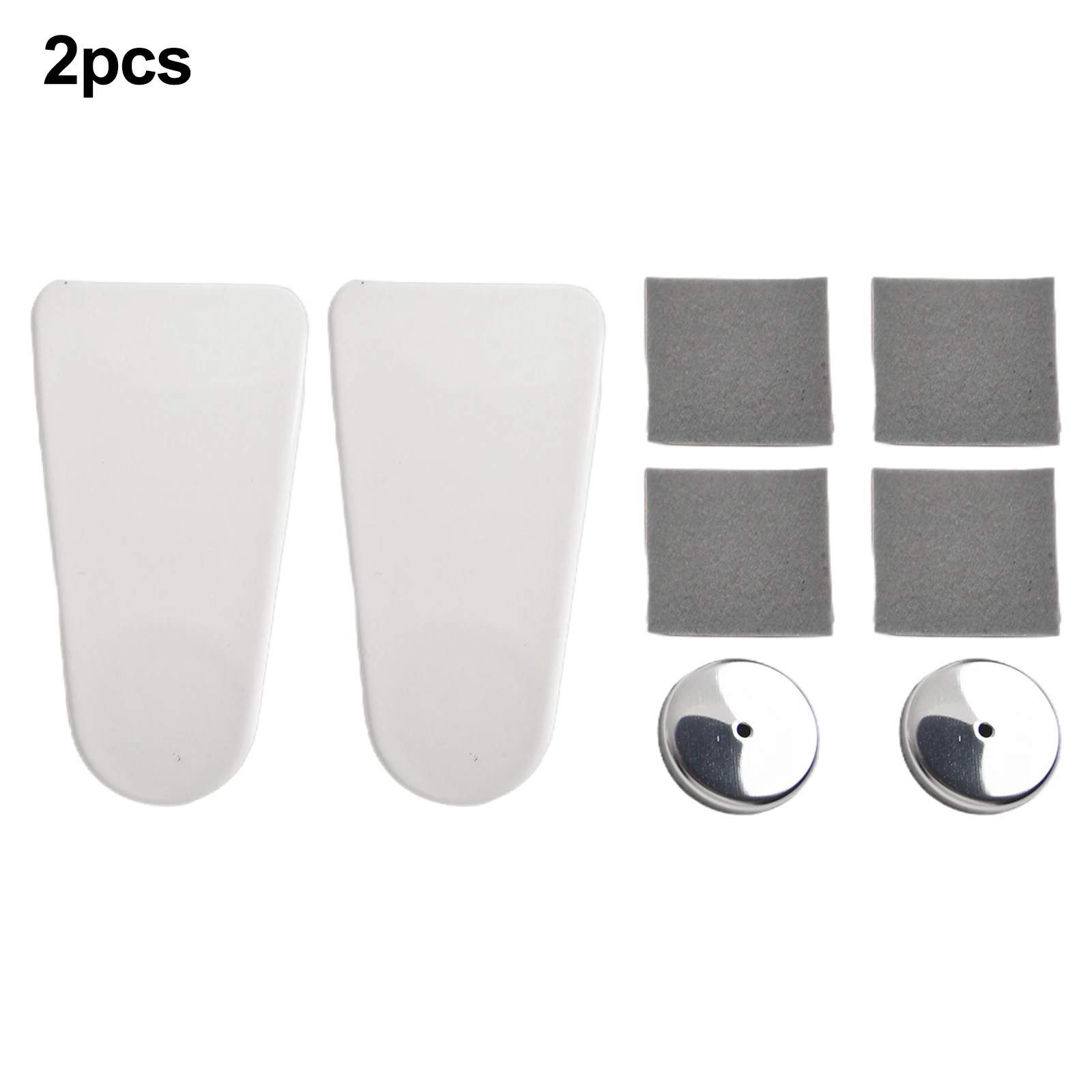 2X Magnetic Soap Holder Wall-Mounted Storage Rack with Strong Suction Cup ABS Material for Kitchen Bathroom Sponge Container