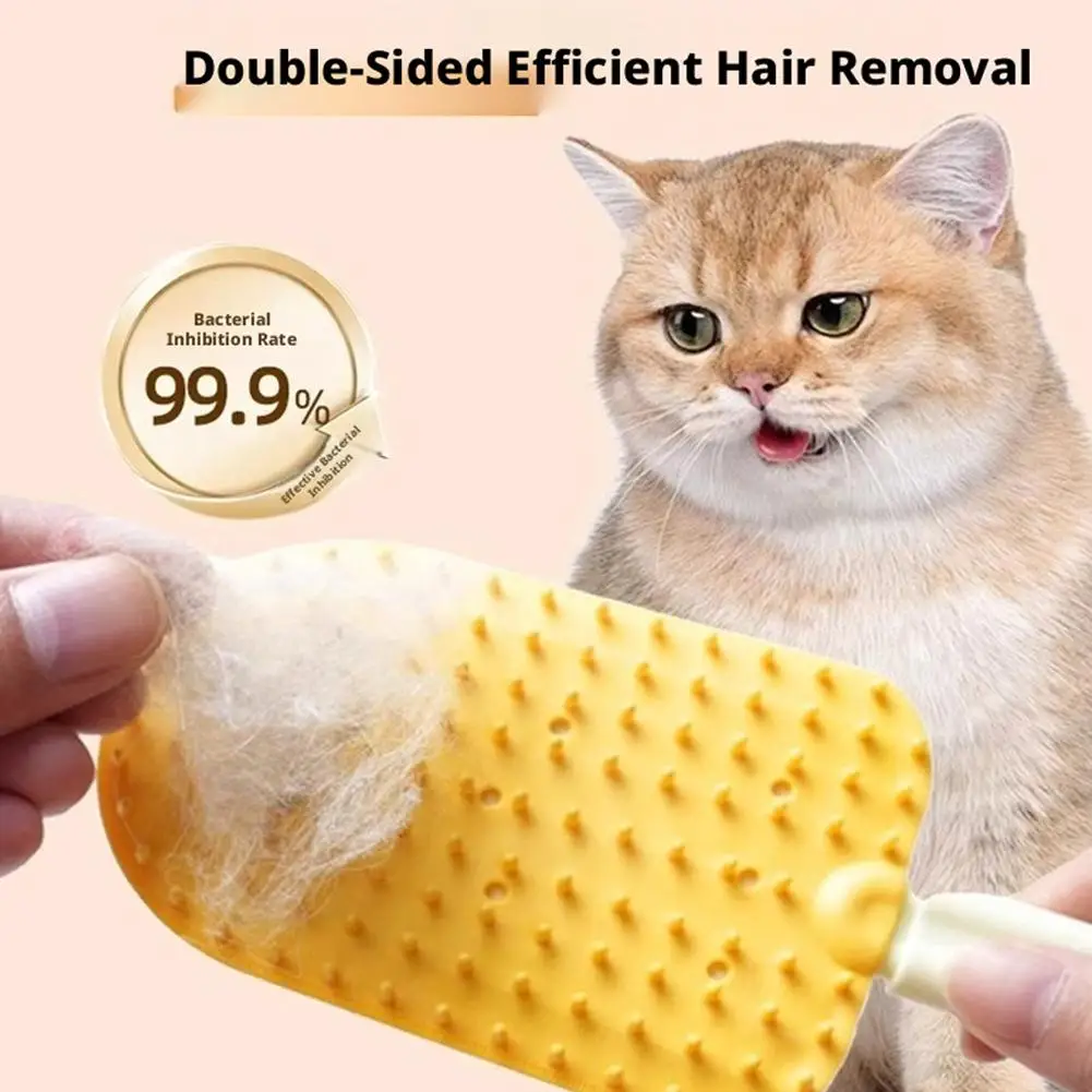 Portable Soft Cat Tongue Comb Hair Removal Ice Cream Shape Dog Grooming Brush Pet Cleaning Brush Pet Supplies Wholesales