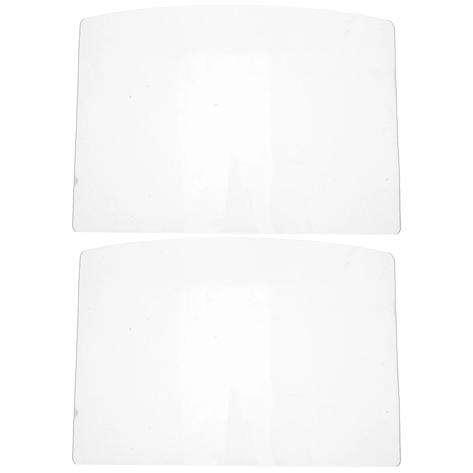 

2Pcs Sandblasting Lens Clear Glass 4Mm Impact Resistant Replacement Shield Protective Outer Lens Grinding Welding Face