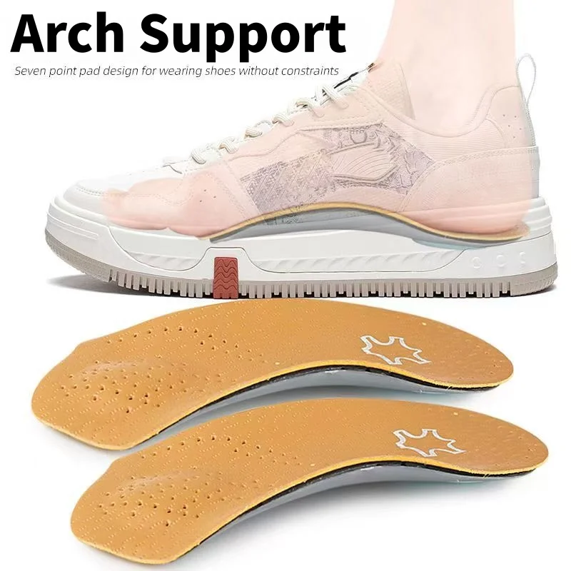 

Кожаные ортопедические стельки для плоскостопия, поддержки свода стопы, коррекции О/Х-образных ног, ортопедические стельки для обуви, стельки для ног при плантарном фасциите, для мужчин и женщин