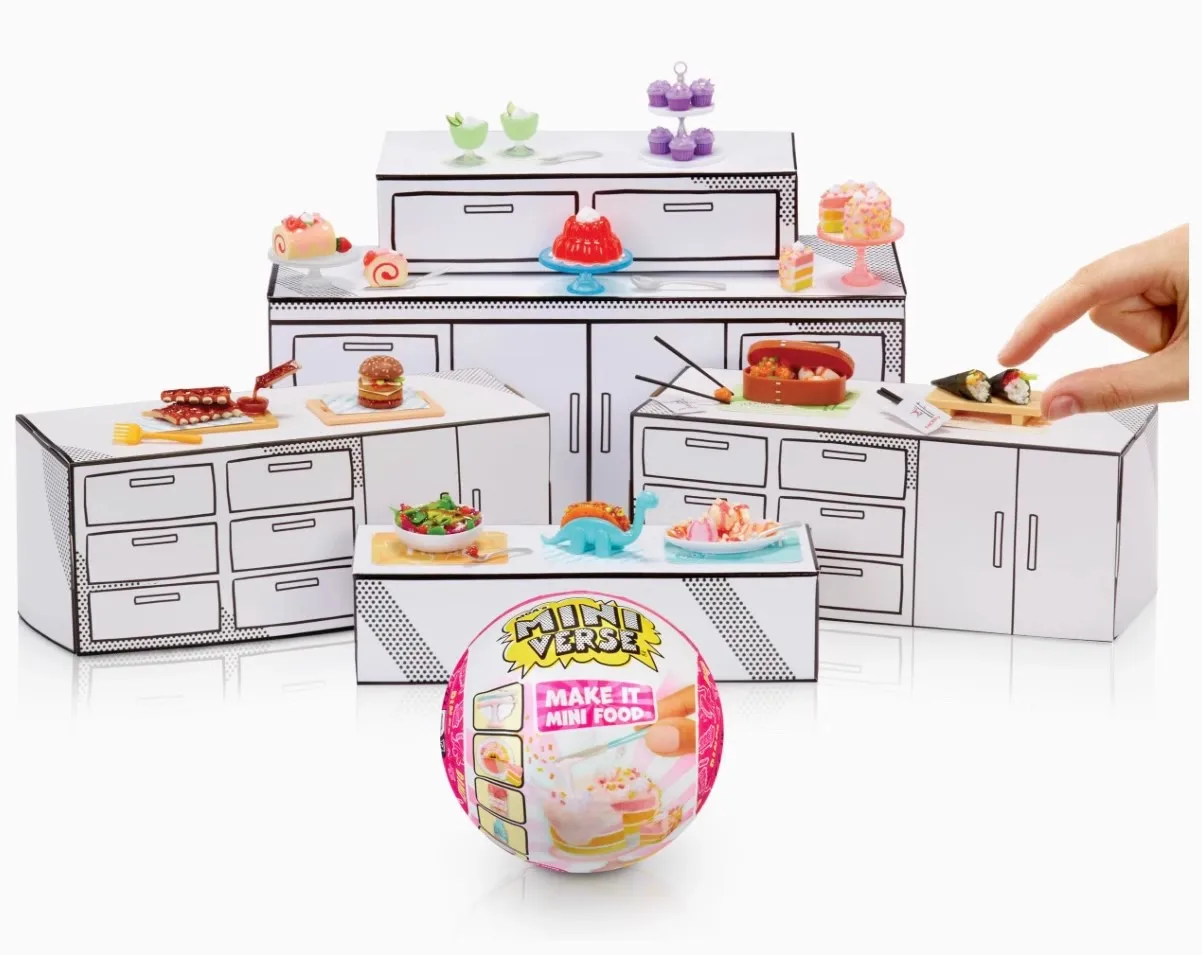 Kawaii Mga Miniverse Mystery Box Fugure Make It Mini Food Dinner Series Third Lucky Figures Diy Decoration Girl Birthday Gift