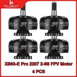 1/2/4PCS iFlight XING E Pro 2207 1800KV 6S /2450KV 2750KV 4S motore Brushless per FPV RC Multicopter Racing Drone Parts parti fai da te