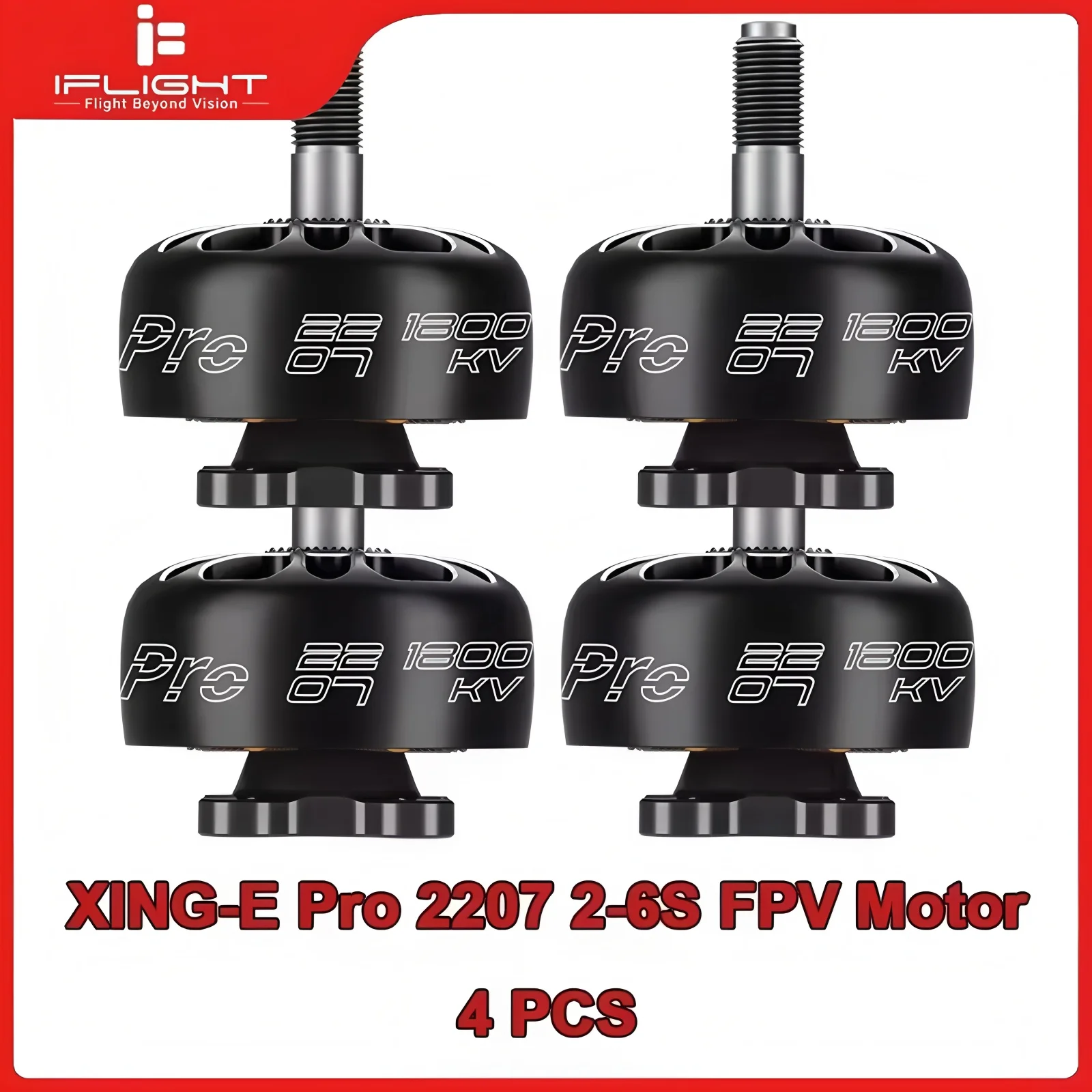 1/2/4PCS iFlight XING E Pro 2207 1800KV 6S /2450KV 2750KV 4S Brushless Motor for FPV RC Multicopter Racing Drone Parts DIY PARTS