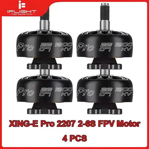 1/2/4PCS iFlight XING E Pro 2207 1800KV 6S /2450KV 2750KV 4S Brushless Motor for FPV RC Multicopter Racing Drone Parts DIY PARTS