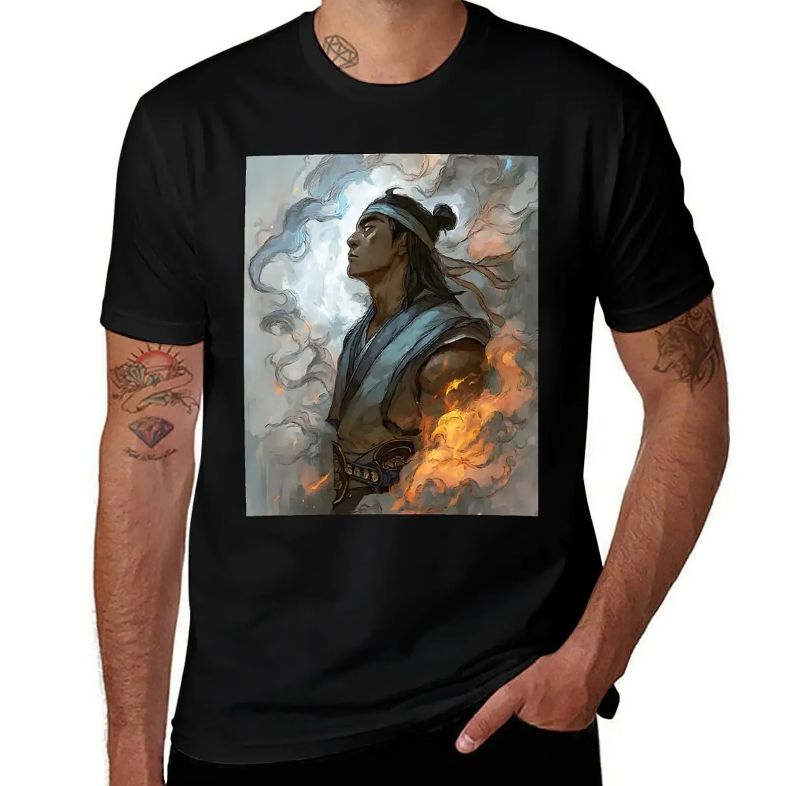 

Fire Dragon Liu Kang Mortal Kombat T-Shirt anime stuff tshirts personalised mens funny t shirts