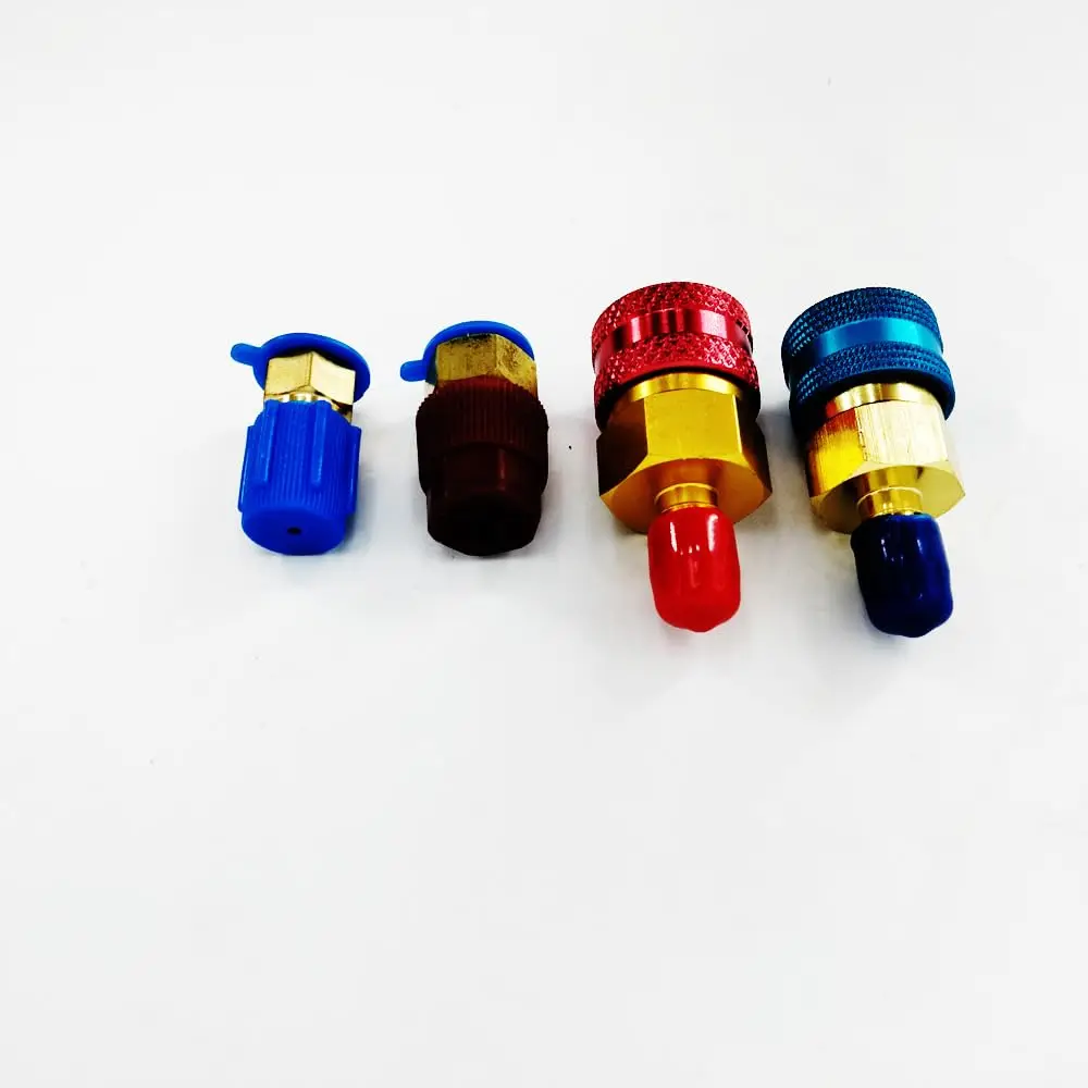 

R1234yf Quick Couplers Kit Quick Coupler Adapter for Car Conditioner AC Charging