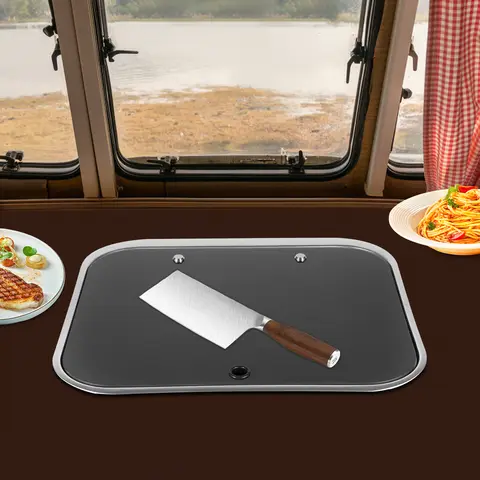 Husbilsdiskho Husvagnsdiskho Campingvagn Handfat med kran i rostfritt stål Rektangulär 41*36,5*16 cm för husbilar 10 best sales husvagnsdiskho - №9