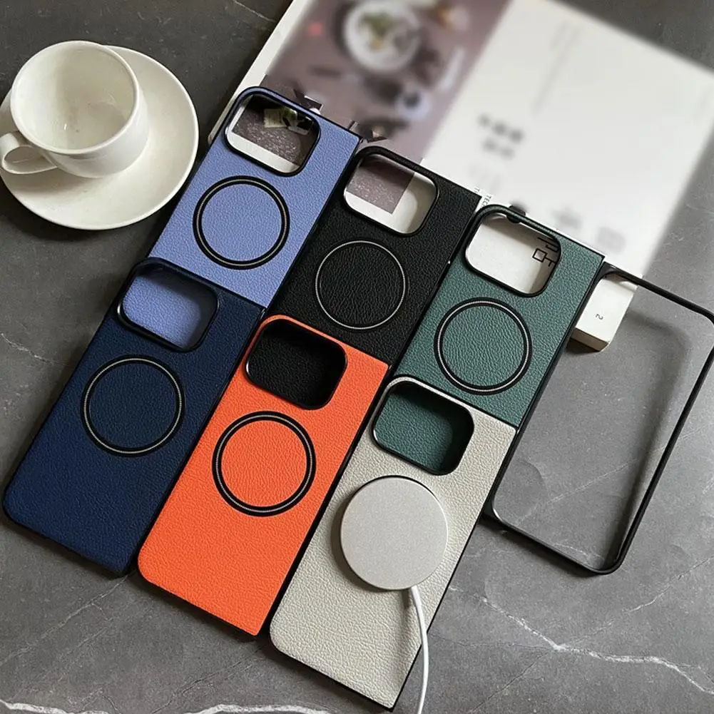 Magnetic Hard Case For Google Pixel 9Pro Fold Shockproof Wireless Charging Clear Back Cover For Pixel Fold Bumper