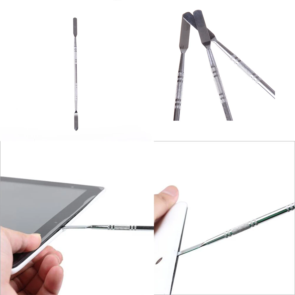 17.5cm Repair Tools Rods Opening Pry Metal Tablet Disassemble Professional Mobile Phone Spudger For IPhone