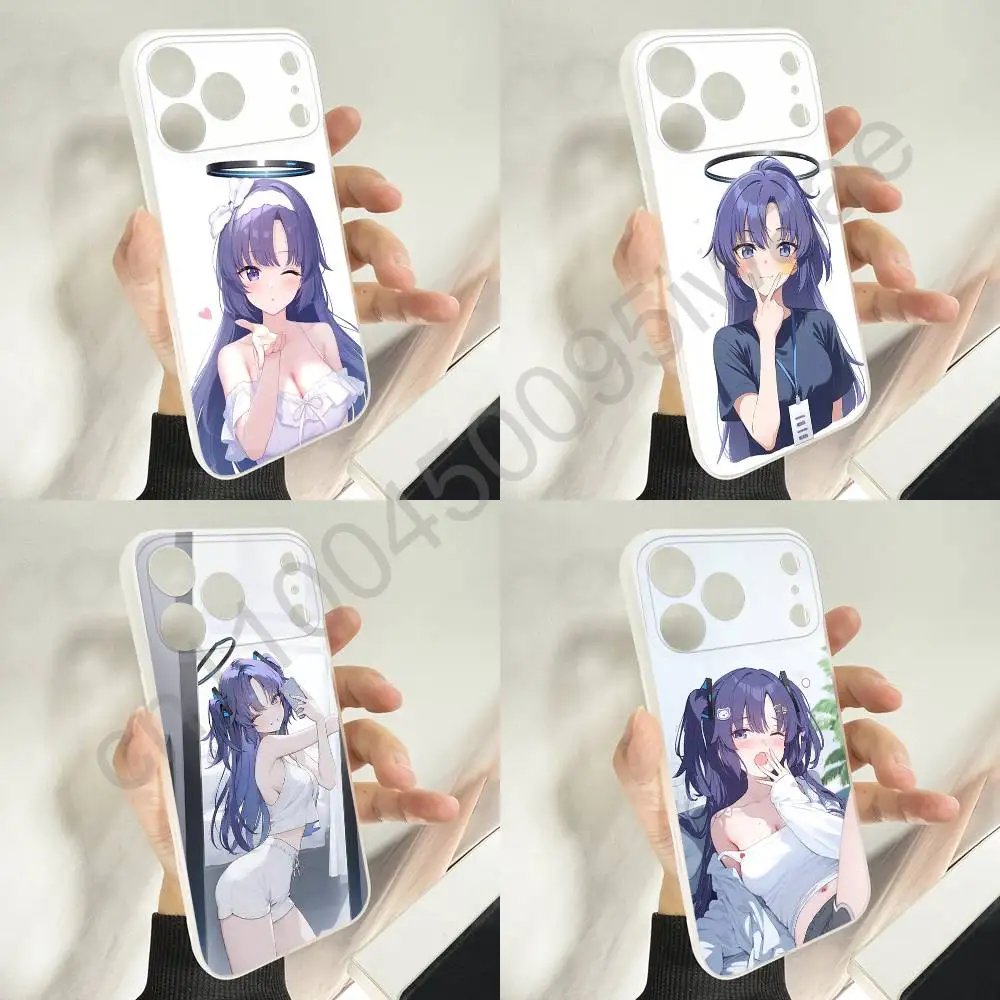 

Hayase Yuuka Blue A-Archive Phone Case For iPhone 11,16,15,14,13,17,12,Plus,E,Air,Mini,Pro,Max Magnetic Magsafe Soft Cover