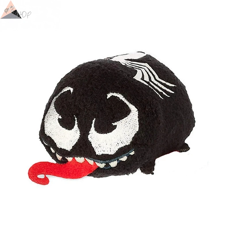 

Marvel Tsum Tsum Stackable Plush: Venom & Loki Set Cute Vinyl Villain Doll Disney Style Collectible Figure Fans Gift