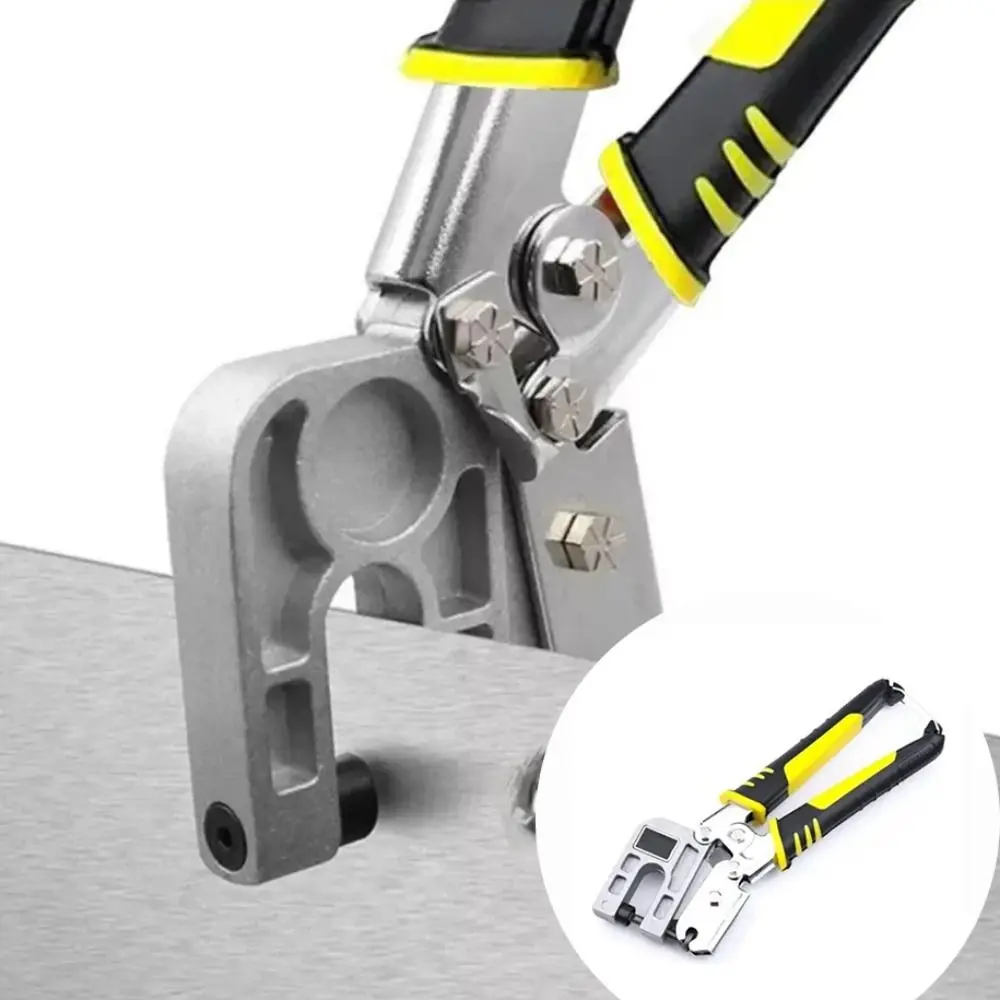 

Multi-functional Alloy Steel Keel Pliers Keel Clamp Professional Rivet-free Pliers Labor-saving 10-inch Punching Pliers Ceiling