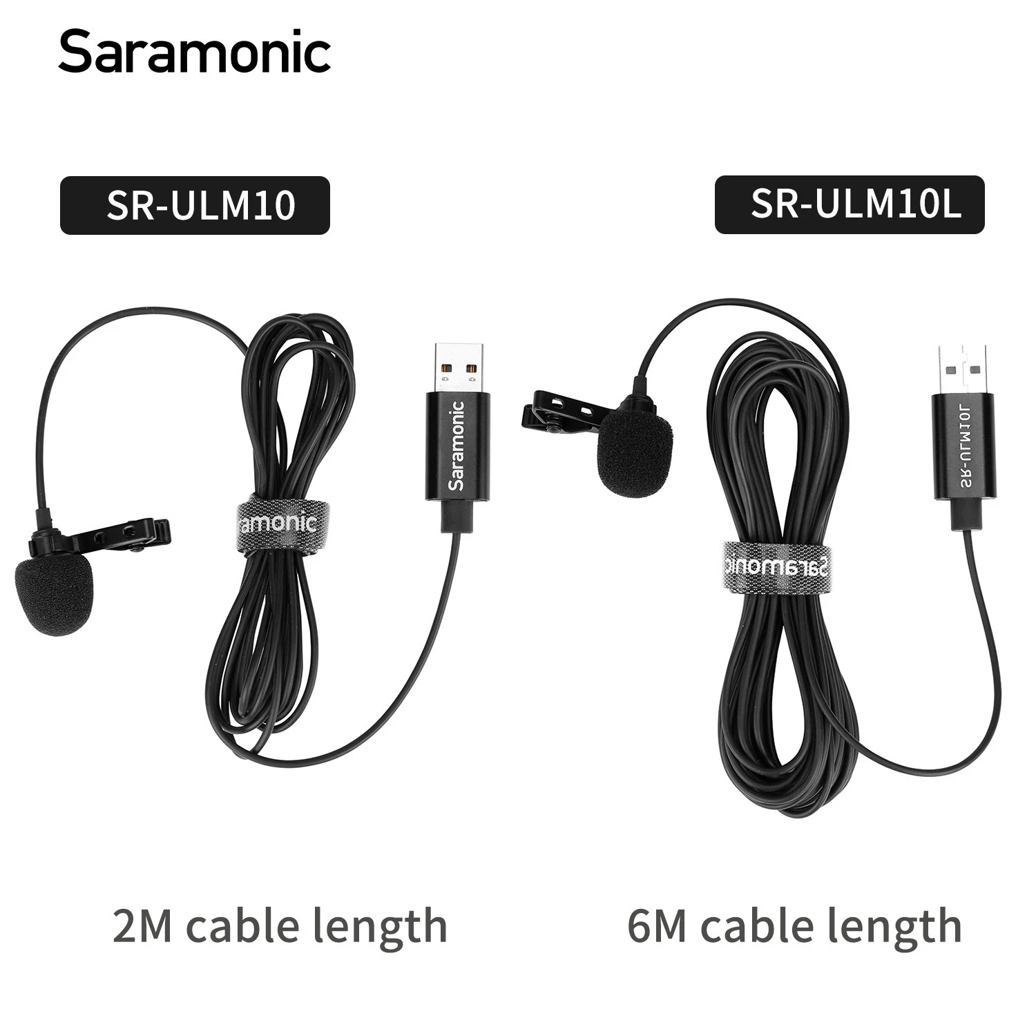 

Saramonic SR-ULM10 Omnidirectional Lavalier USB Microphone for Windows Mac Computer Plug Play Clip-on Lapel Microfone for Gaming