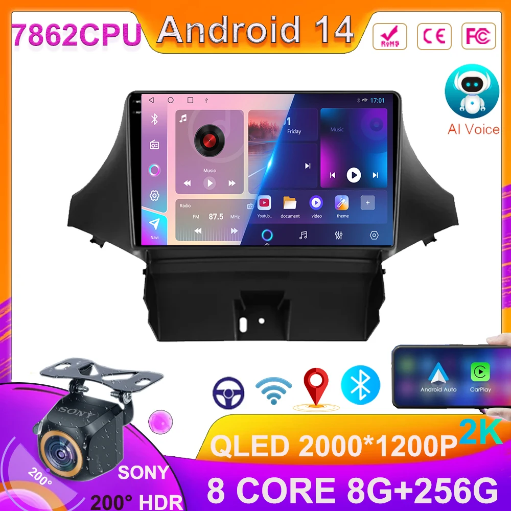 

Android14 For CHEVROLET ORLANDO 2010 -2018 Car Video Player Multimedia Navigation Radio Carplay QLED Screen HDR No 2 Din GPS TV