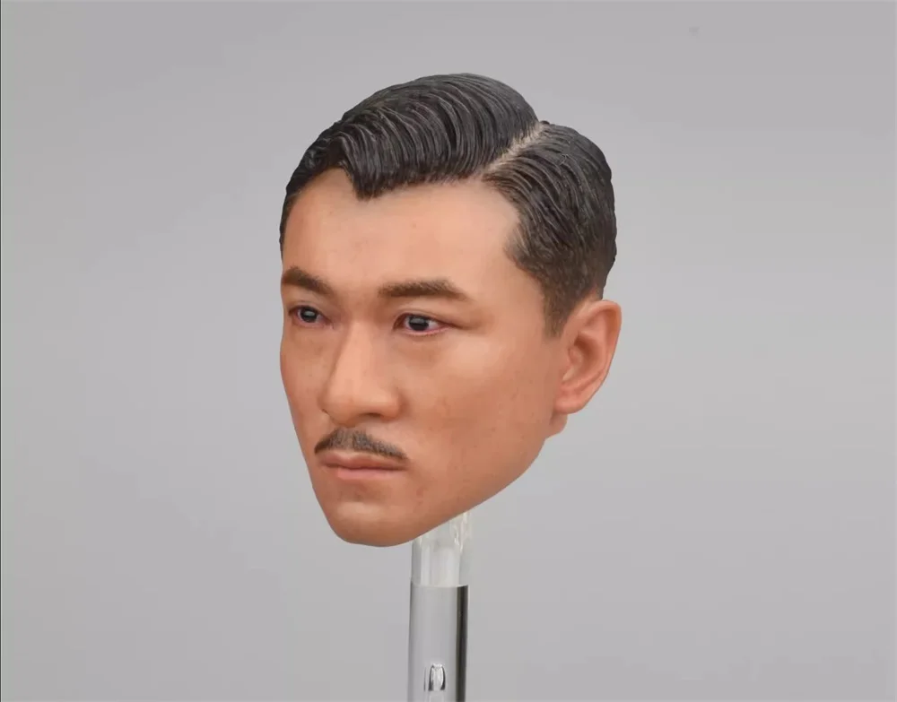 

Soldierstory SS113 Asia Man Agent Fu Zuoyi Head Sculpt Carving Toys Model For 12" Action Figure Collect 1/6