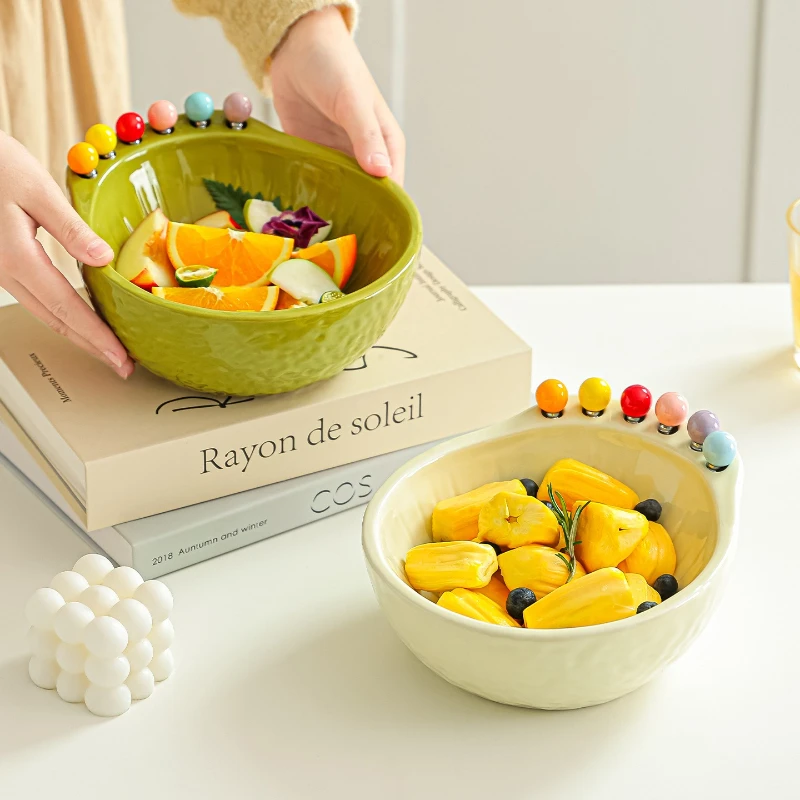 

LTT Home Living Room Coffee Table Fruit Stick Fork Safety Dessert Stick Avocado Fruit Plate