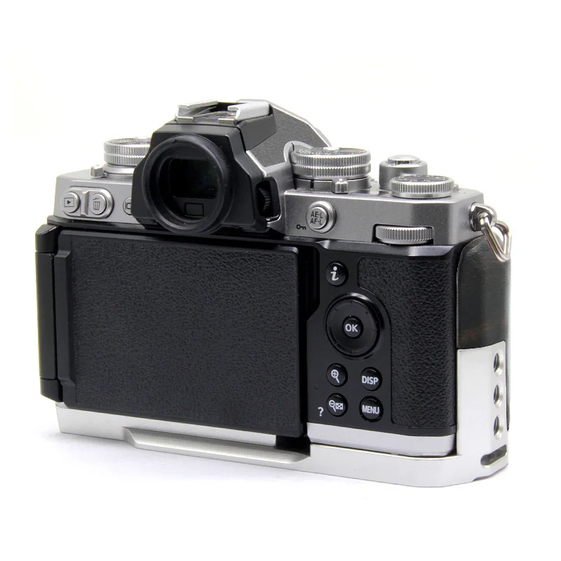 CozyShot-madeira câmera L suporte, suporte de mão para Nikon ZFC, placa de liberação rápida, GR1