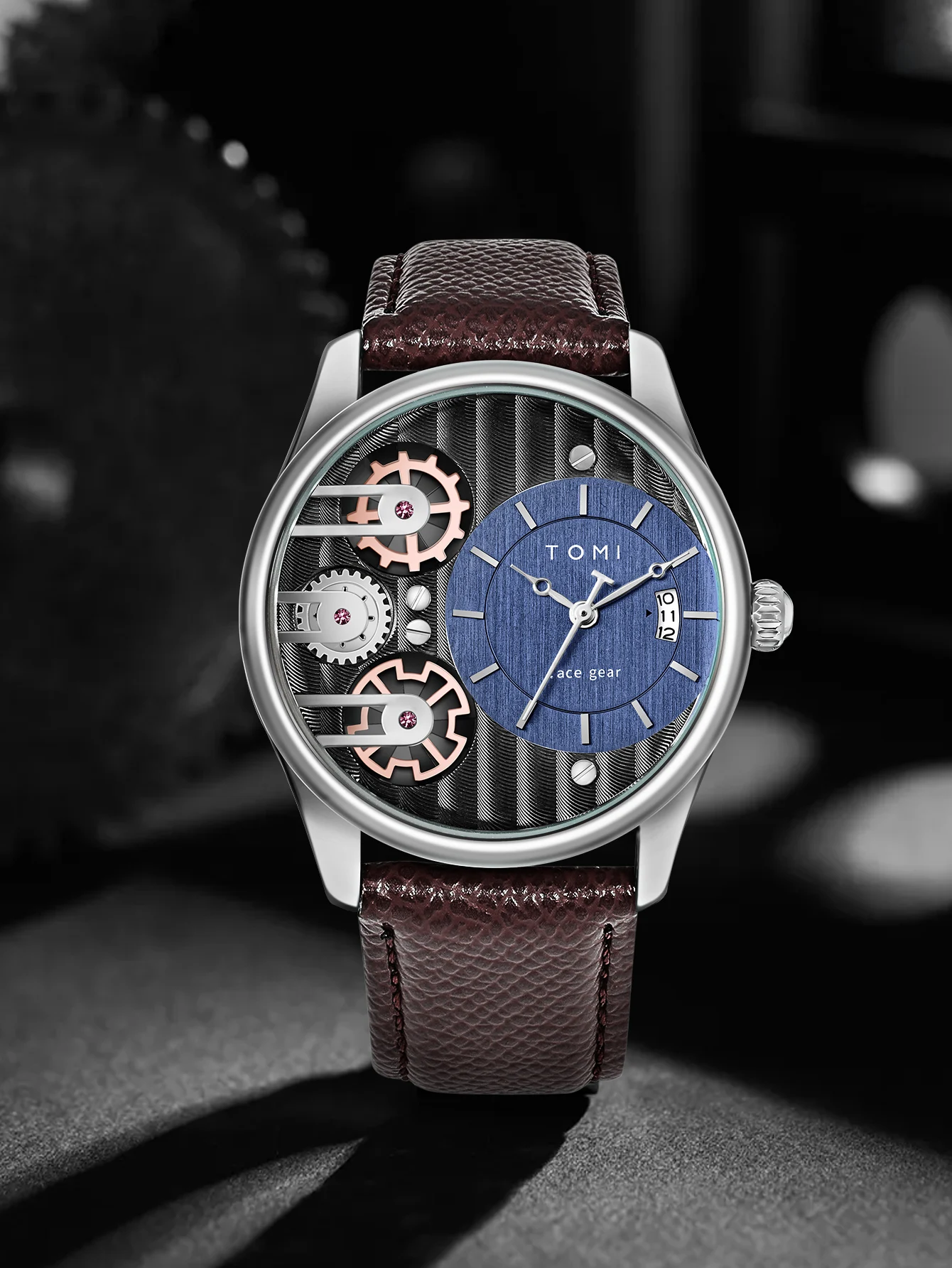 Tomi Herren Geschenk box Kombination Set Uhr Luxus und einfache Business abnehmbare Armband Quarzuhr Herren uhr Festival Geschenk – Detail 21