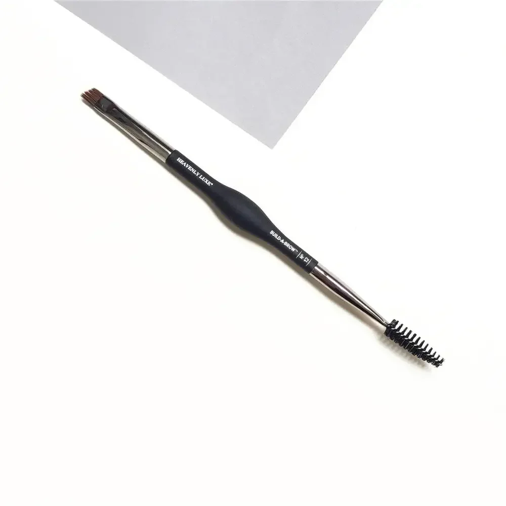 Heavenly Luxe Build A Eye Brow Makeup Brush 12 Double-ended Eye Brow Screw Cosmetic Brush