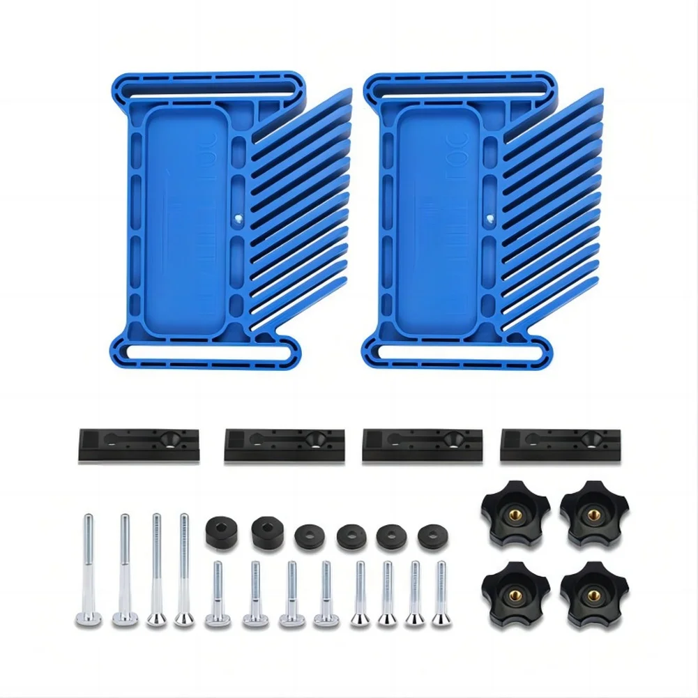 

1Pc Blue Feather Board 16.5*13*1.4cm Woodworking Feather Table Workbench DIY Extension Flip Board For Handmaking Accessories