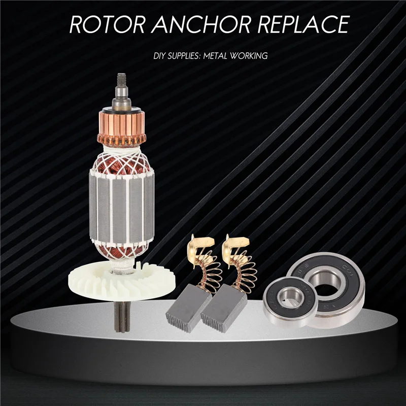 220V Rotor Anchor Replace for Hitachi 360591E DH40MRY DH40M DH40MR DH40SR DH40FR Spline Shank Rotary