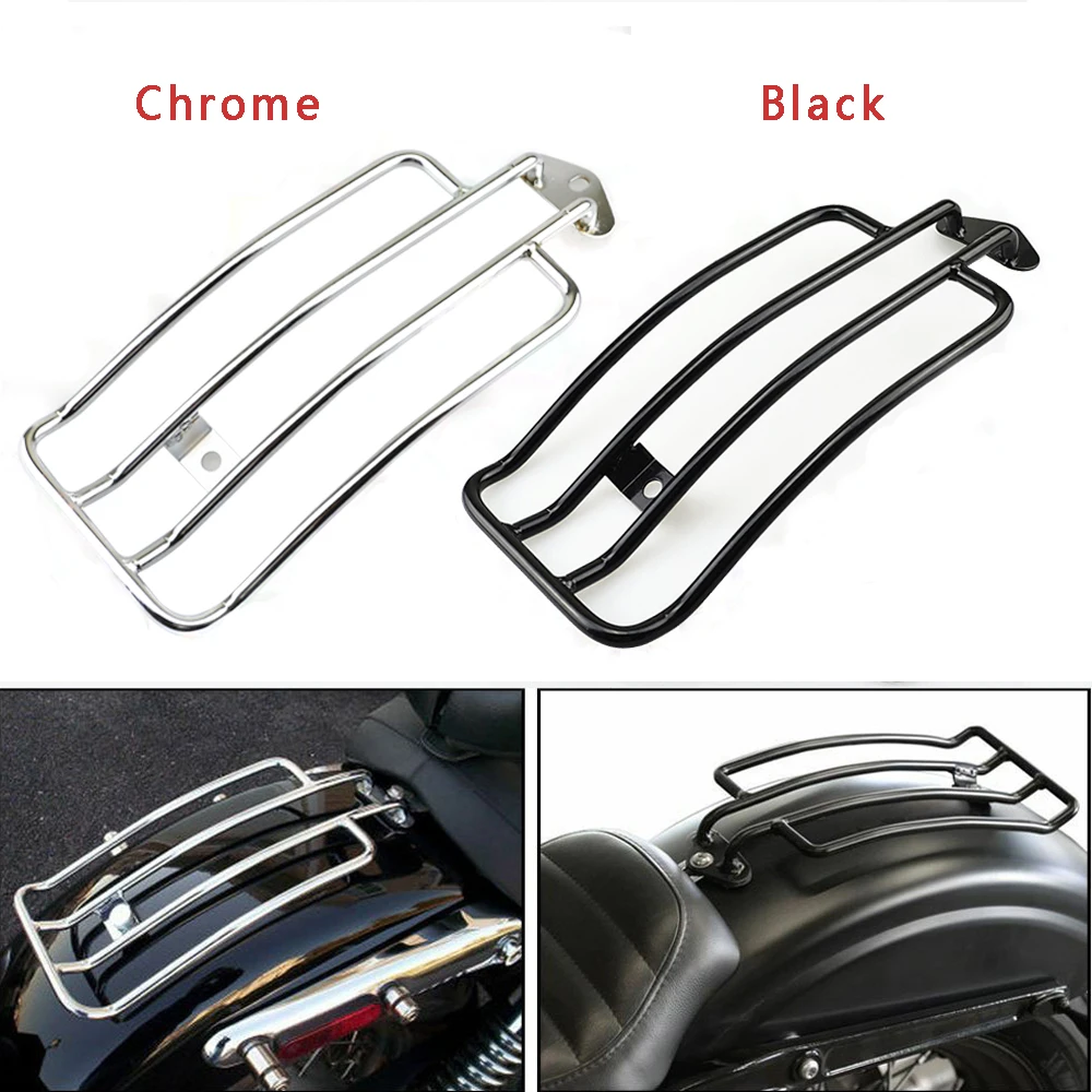 

Motorcycle Rear Fender Solo Seat Luggage Rack Support Shelf For Harley Sportster XL 883 1200 XR Custom 1985-2003 accesorios moto