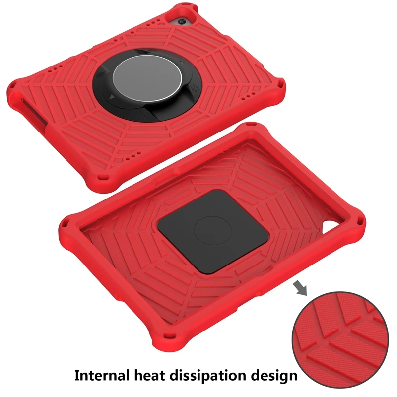 For Lenovo M10 FHD REL X505F/X605F/X705L/X605FC 10.1Inch Tablet Case With Shoulder Strap 360° Swivel Stand Case