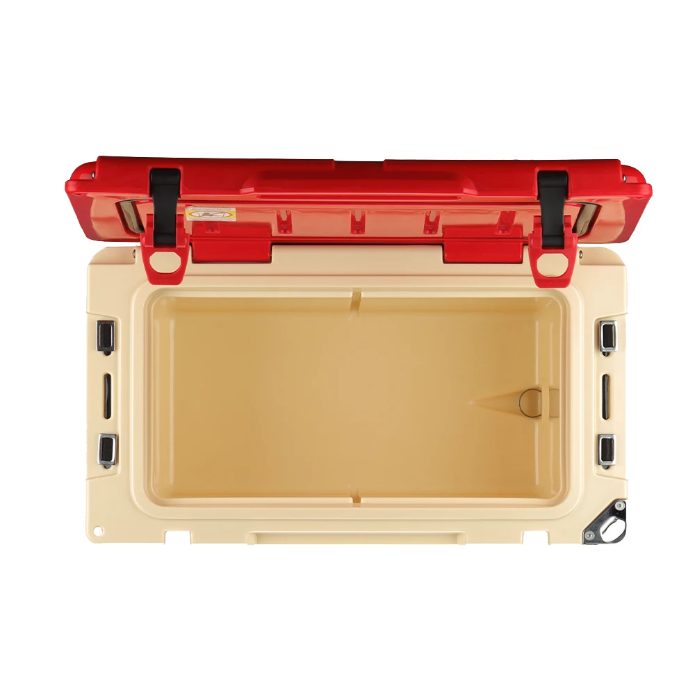 30QT Wholesale Easy to Use Food Delivery Case Ice Square Cooler Box Rotomolded cooler box