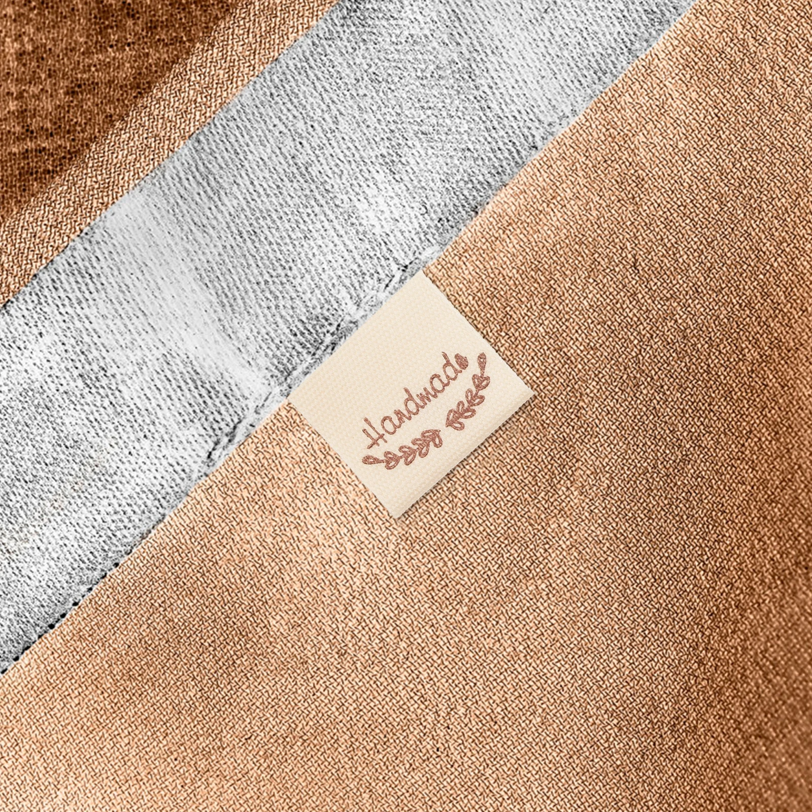 

100pcs Sewing Labels Clothing Tags Handmade Items Cotton Child Fashion Creative Elegant Portable Safe Reliable