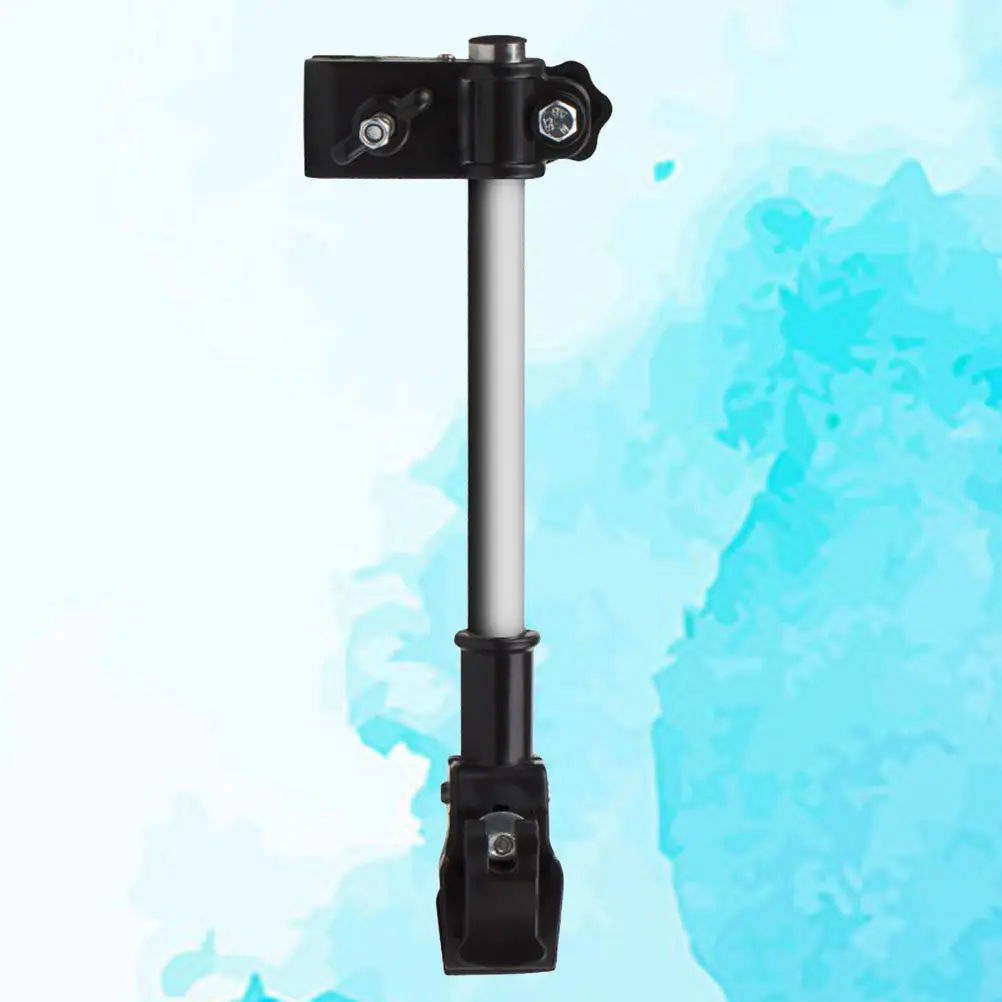 

Черный держатель для зонта с регулируемой высотой, крепление на руль велосипеда, соединитель для зонта, подставка для рамы коляски для дождя и солнца