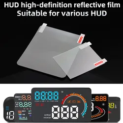 150X125mm 100X80mm Car HUD Reflective Film Front Windshield Head Up Display Protective Reflective Screen Consumption Auto Parts