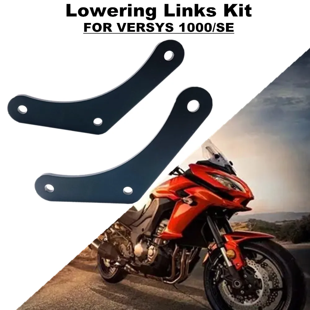 

Motorcycle Lowering Links Kit Rear Lower Billet Drop Suspension For KAWASAKI VERSYS 1000 SE Versys 1000 2019-2023