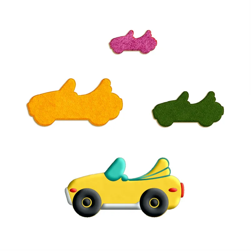 Four Specifications Cartoon Transportation Tools,7009 Old Style Car,Plastic Molds,Cake Fondant Tools,Cookie Sushi Cutters