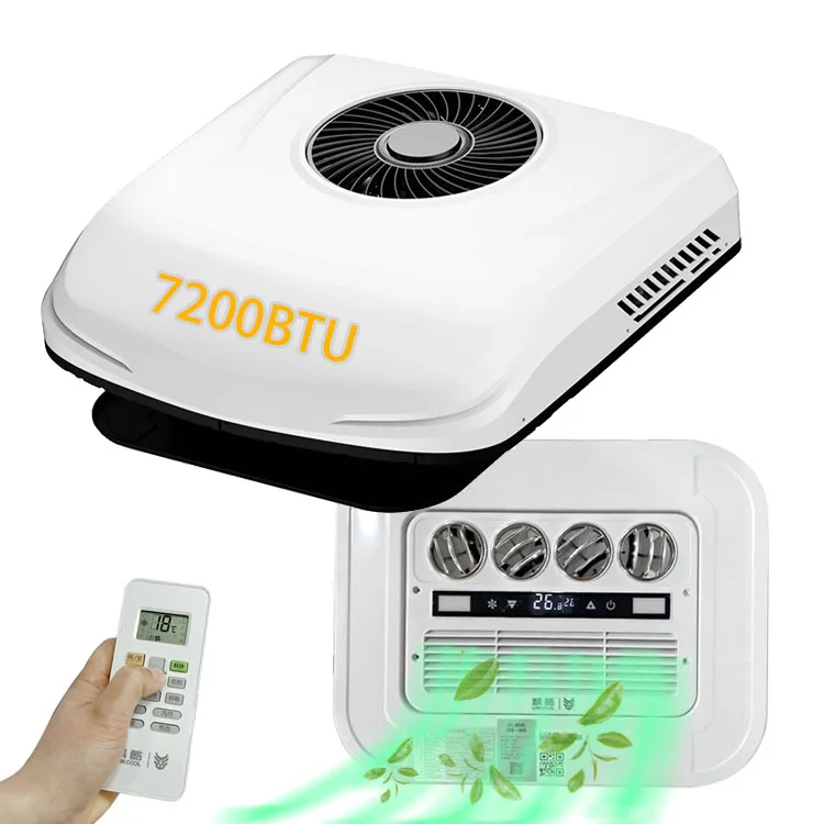 Electric Rooftop AC Unit 12V Air Conditioner Forklift Parking Cooler 24V Truck Trailer Air Conditioner