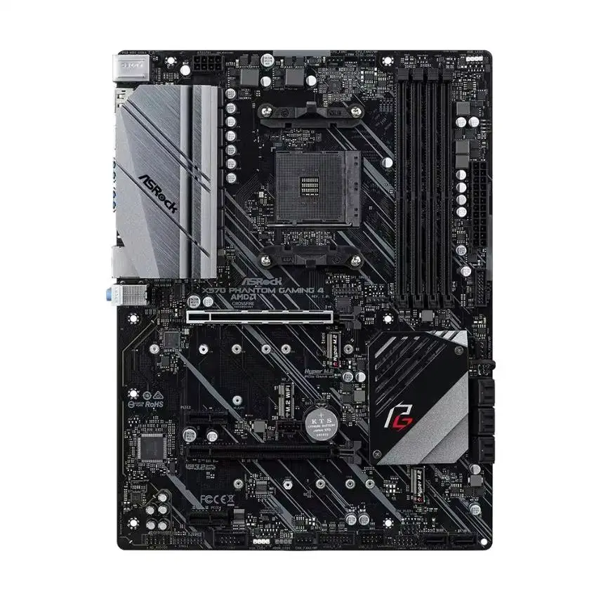 ASRock X570 Phantom Gaming 4 Motherboard Support 5500 5600 5700X 5800X3D CPU DDR4 M.2 NVME HDMI PCIe 4.0 X570 ATX AM4 Mainboard - view 5