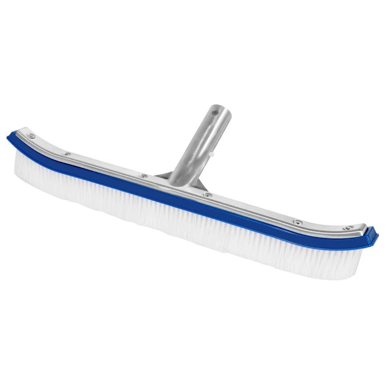 1 Piece Swimming Pool Spa Cleaning Brush Head Cleaner Broom Bending Tool Swimming Pool Cleaning Equipment Blue