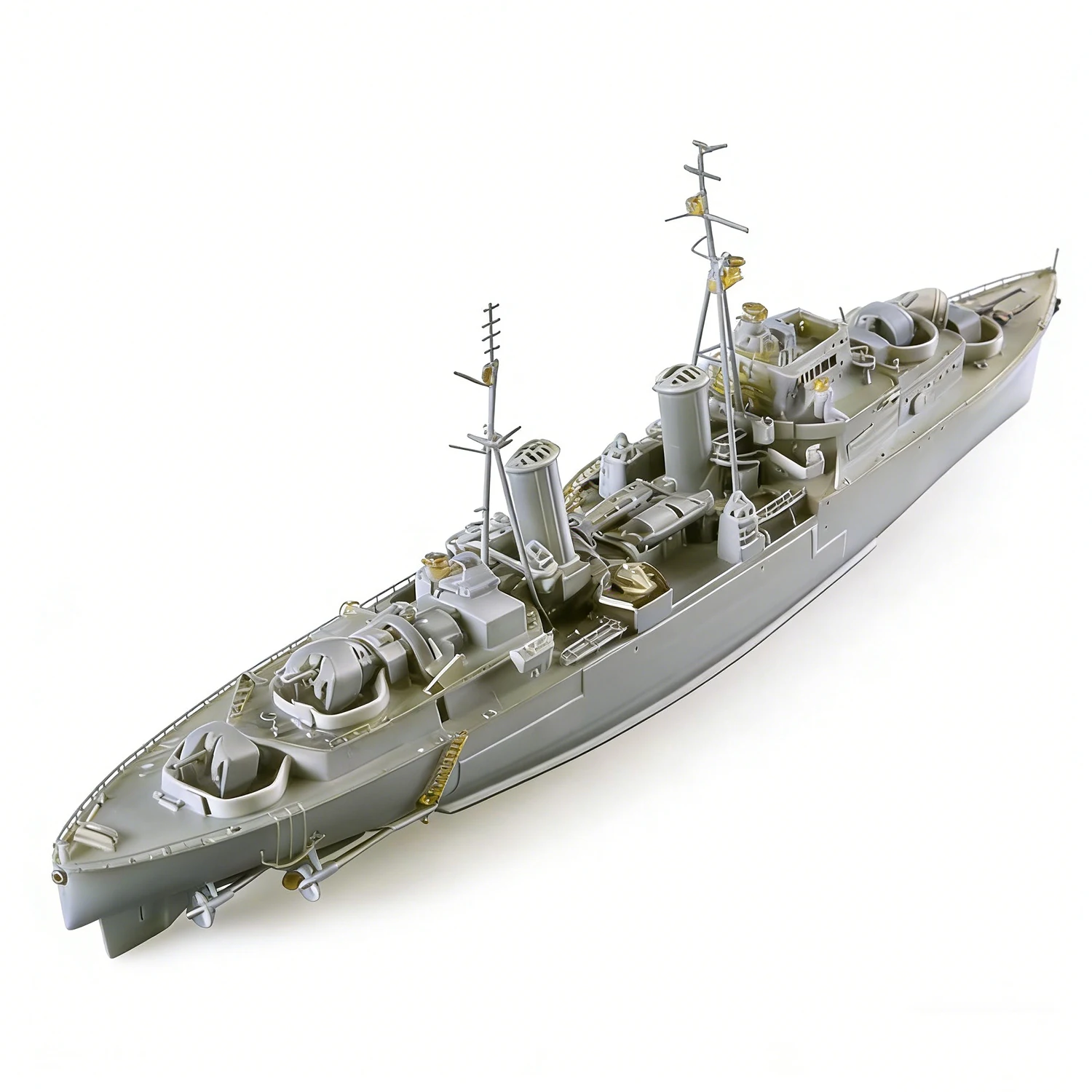 1/350 Simulazione Banshee Cruiser Modello di assemblaggio 44.6 cm Navi squisitamente dettagliati Modello statico Nave giocattolo Ornamento Modello di nave da guerra