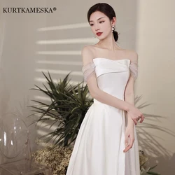 Luxury Elegant Summer Elegant Formal cover the arms Party Ball Gown DressTulle Strapless Long Evening Prom Dresses for Women