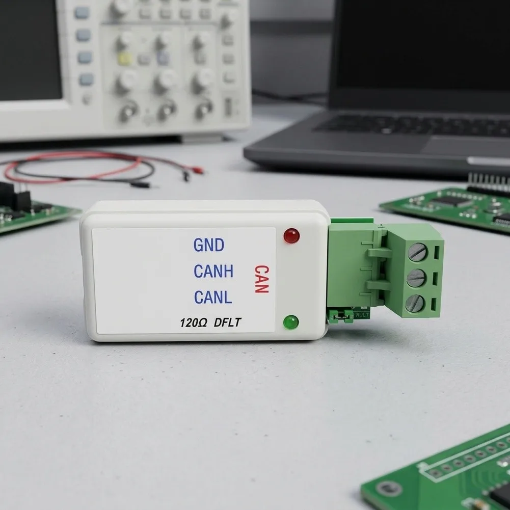 USB to For CAN Bus Adapter Featuring 32-bit Processor for For CAN 2.0A and 2.0B Frame Support and Serial Communication