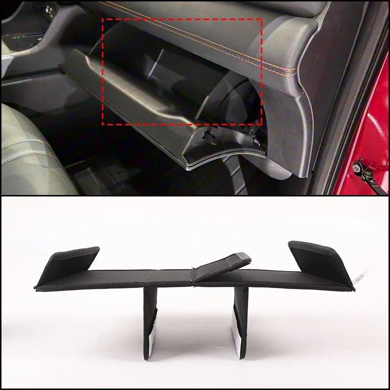 

For Honda Pilot 2023 Oxford Cloth 900D Car Passenger Drawer Box Partition Internal Storage Organization Upgrade Accessories