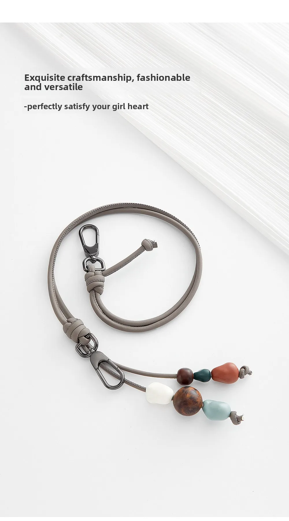New Bead Shoulder Strap For Longchamp Epure Durable Fashion Good Quality Bag Modification Bag Accessories
