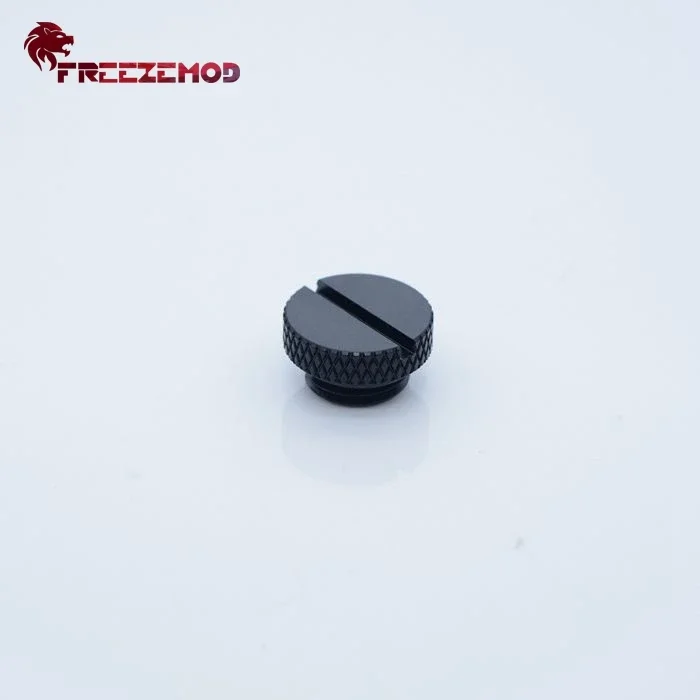 Freezemod HDT-BA1 Computer Pc Waterkoeler Fitting Sealing Lock Hand Twisted End Plug Water Stop Coin Type Plug.