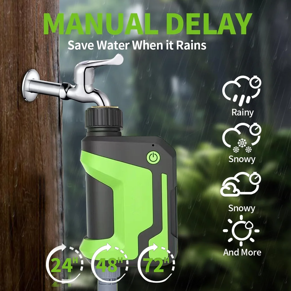 Tuya Wifi Smart Irrigation Timer Smart Home Garden Tuya Watering System Automatic Garden Irrigation Programmer Smart Life App